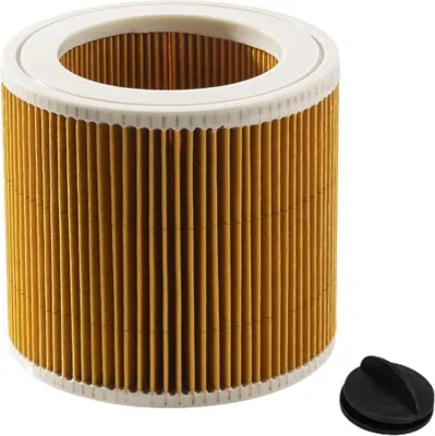 Produktbild von 1x Filter kompatibel mit Kärcher Staubsauger WD3 Premium, WD2, WD 3 P, MV2, MV 3, A2054, …, alternativ zu original 6.414-552.0, 6.414-772.0, 6.414-547.0