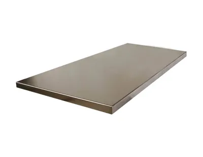 Produktbild von Arbeitsplatte für Unterschrank Edelstahl 1859x550x30mm Arbeitsfläche Werkbank