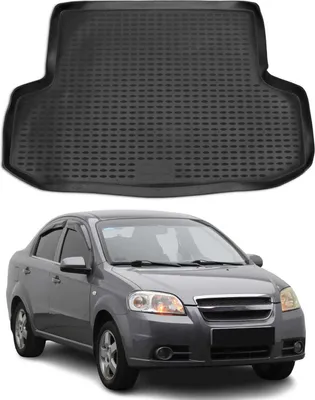 Immagine prodotto di Tappetino per bagagliaio Rivestimento per Chevrolet Aveo 2004-2012 Gomma TPE Nero