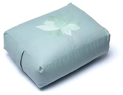 Produktbild von Meditationskissen / Yoga-Bolster Lotus Rechteck Baumwolle (Ocs) – 38 x 28 x 13 cm