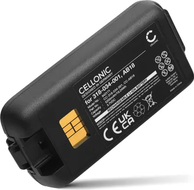 Produktbild von CELLONIC 1x Akku für Barcode Scanner Kompatibel mit Intermec CK3, CK3B, CK3X, AB17 - (5200mAh, 3.7V)
