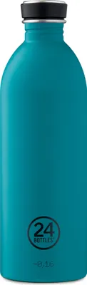 Produktbild von 24Bottles URBAN BOTTLE ATLANTIC BAY, 1000 ml, Tägliche Nutzung, Türkis, Edelstahl, Stein, Erwachsener, Drehen