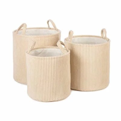 Produktbild von Beige Wildlederkörbe