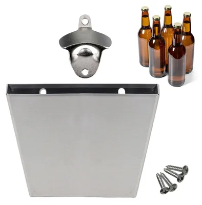 Imagen del producto de Abrebotellas de acero inoxidable ergonómico
