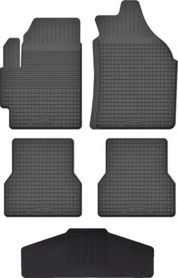 Produktbild von Gummi Fußmatten Set Für: Toyota Yaris Iv Hybrid (2020-) Gummimatten Schwarz