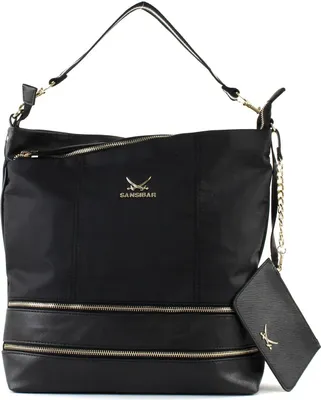 Produktbild von Sansibar Schultertasche Umhängetasche Pouch Black schwarz