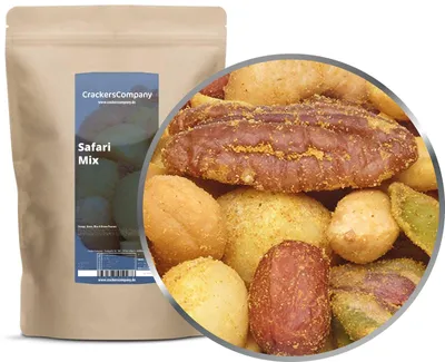Produktbild von CrackersCompany Safari-Nussmischung (Safari Mix), ZIP-Beutel 500 g