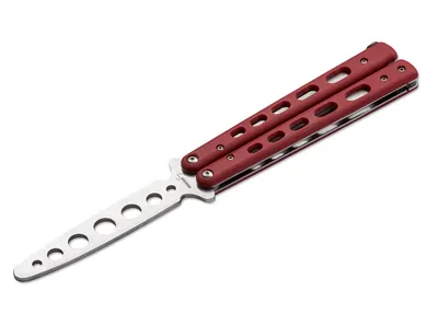 Productafbeelding van Balisong trainingsmes, rood