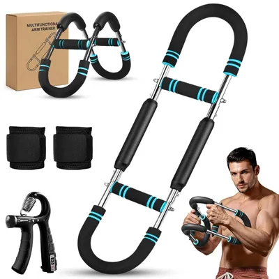 Produktbild von Bodybuilding Arm Extender, 3-in-1 Fitnessset mit Handgelenkschutz und Zählergriff