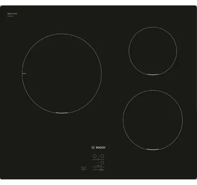 Productafbeelding van Bosch PUC611AA5E, zwart, inbouwmodel, 60 cm, inductiekookplaat met zones, 3 zones, 3 zones