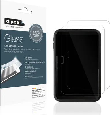 Produktbild von 1x Schutzfolie für Positivo T1075 - Anti-Shock 9H Folie dipos Glass Kunststoffglas