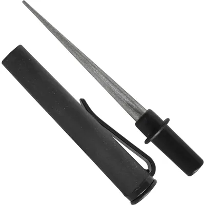 Produktbild von Diamant Messerschärfer für Wellenschliff und Angelhaken, mit Clip, 120 mm