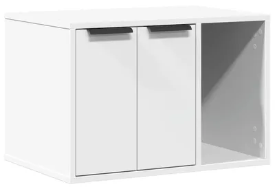 Immagine prodotto di vidaXL Cestino Bianco 60x40x40 cm Materiale a base di legno