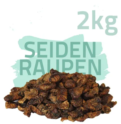 Getrocknete Seidenraupen 2kg