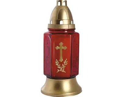 Obrázok produktu pre Nohel Garden Cemetery lampa CROSS RATOLEST sklo 200g d11x25cm