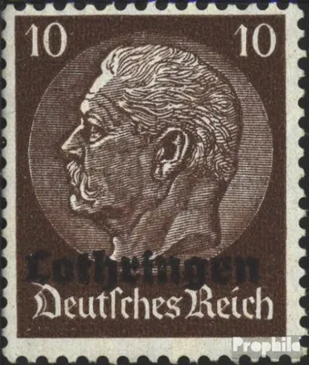 Produktbild von Briefmarken Lothringen (Dt.Bes.2.WK.) 1940 Mi 6 postfrisch Hindenburg