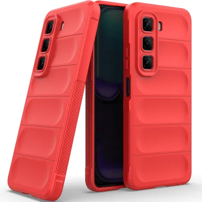 Obrázek produktu pro Pouzdro pro Infinix Hot 50 4G Měkké TPU Silikonové Nárazuvzdorné Ochranné Pouzdro červené