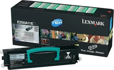 Produktbild von Lexmark 0E250A11E Laserdruck Tonerkartusche - Schwarz - Originaler Pack - Laserdruck