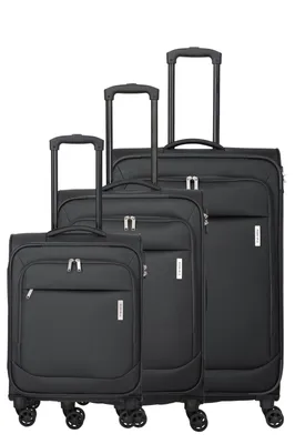Obrázok produktu pre Sada cestovných kufrov Travelite PRIEGO 4w (veľkosti L/M/S), antracitová