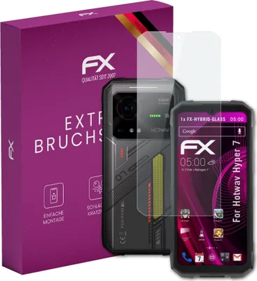 Produktbild von atFoliX FX-Hybrid-Glass Displayfolie kompatibel mit Hotwav Hyper 7 Glasfolie