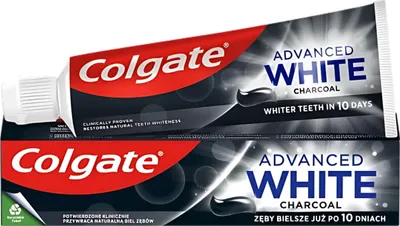 Zdjęcie produktu dla Colgate Advanced White Charcoal Pasta Do Zębów Z Węglem Wybielająca 75 Ml