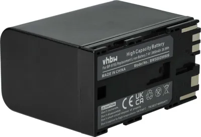 Produktbild von vhbw Akku Ersatz für Canon BP-975, BP-955, BP-970G, BP-925 für Videokamera Camcorder (6000 mAh, 7,4 V, Li-Ion)