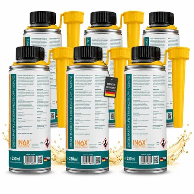 Produktbild von INOX® Dieselpartikelfilter Reiniger Additiv (DPF) 6x 250ml - Rußfilter System