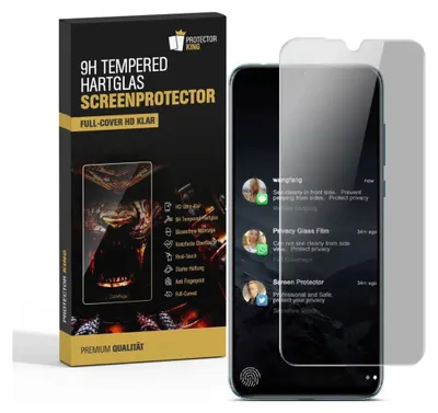 Produktbild von 1x 9H Panzerglas für Huawei P30 Lite ANTI-SPY Privacy Displayschutz Schutzglas Panzerfolie Schutzfolie Hartglas Displayglas Tempered Glasfolie Sicherheitsglas Echtglas