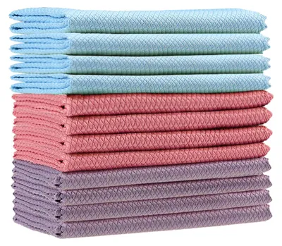 Productafbeelding van Multifunctionele microvezeldoeken, verkrijgbaar in verschillende kleuren, 12 stuks, 40 x 30 cm