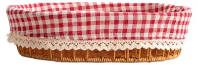 Obrázek produktu pro HOMLA Kostkovaný košík PERLOTTE 32 x 25 cm