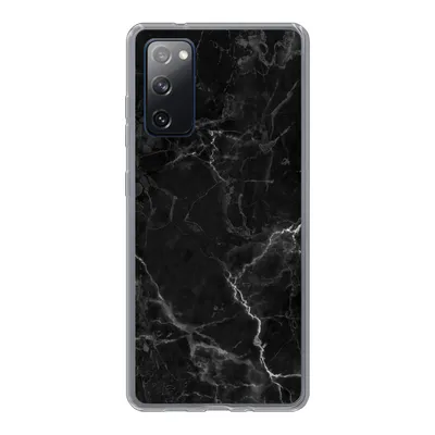 Produktbild von MuchoWow® Handyhülle Schutzhülle Hülle für Samsung Galaxy S20 FE Marmor - Schwarz - Weiß - Textur - Marmoroptik Silikon Softcase Handy Hülle - Abdeckung