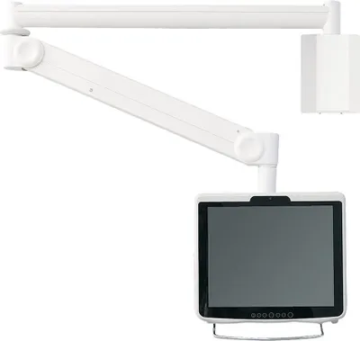 Obrázek produktu pro Neomounts FPMA-HAW100HC, 12 kg, 25,4 cm (10"), 81,3 cm (32"), 100 x 100 mm, Nastavení výšky, Bílá