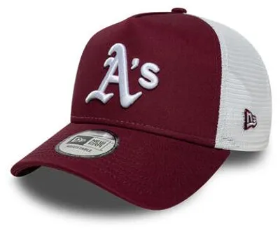 Produktbild von New Era League Essential Trucker Oakland Athletics Kappe Rot Rot One Size