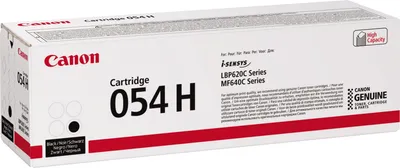 Produktbild von Canon 054 H High Yield Toner-Cartridge, Schwarz, 3100 Seiten, Schwarz, 1 Stück(e)