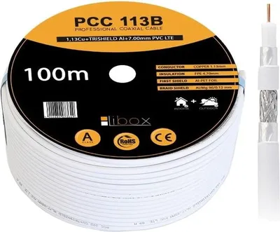 Zdjęcie produktu dla Kabel koncentryczny PCC113B 100m Libox