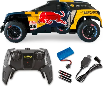 Immagine prodotto di CARSON 500404311 - 1:16 RC Peugeot Rally 3008 DKR LOEB 19 100%