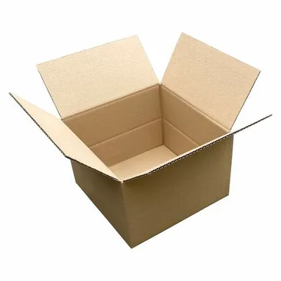Produktbild von 40x Faltkarton  300x300x(100)-200mm mit variabler Höhe 1-wellig Dickwelle braun