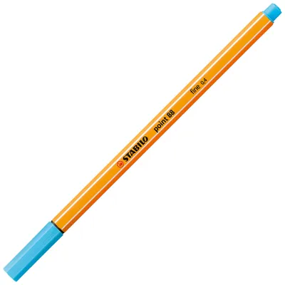 Produktbild von Fineliner - STABILO point 88 - Einzelstift - azurblau