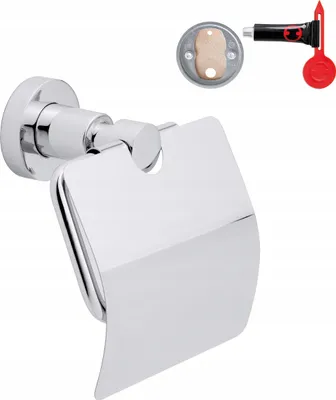 Produktbild von tesa Loxx Toilettenpapierhalter ohne Bohren