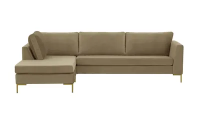 Produktbild von SLF24 - Linksseitiges Ecksofa Gosena - beige - Velluto 3