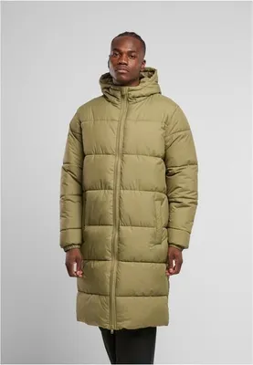Obrázok produktu pre Urban Classics Pánsky dlhý puffer kabát tiniolive - 5XL