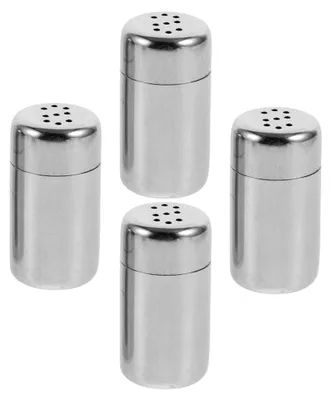 Produktbild von 4er Set Edelstahl-Pfefferstreuer Tragbarer Gewürzbehälter für Küche und Outdoor Multifunktionale Salz- und Pfefferstreuer Kompakt und Langlebig