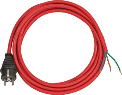 Image de Brennenstuhl Câble de raccordement 3m rouge H05RR-F 3G1,5, 1160450