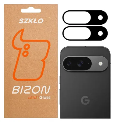 Produktbild von Gehärtetes Glas für die Kamera für Pixel 9, Bizon Glass Silk Lens, 2 Stück