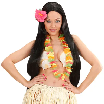 Immagine prodotto di Collana hawaiana Fiori hawaiani colorati al neon