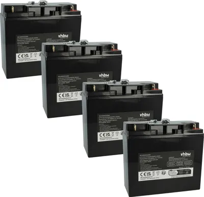 Produktbild von vhbw 4x Akku Ersatz für AGM10 für USV (20 Ah, 12 V, AGM)