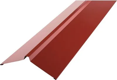 Produktbild von PRECIT Dachfirst gerade für Trapezblech Braunrot RAL 3011 1000 mm x 95 mm x 95 mm