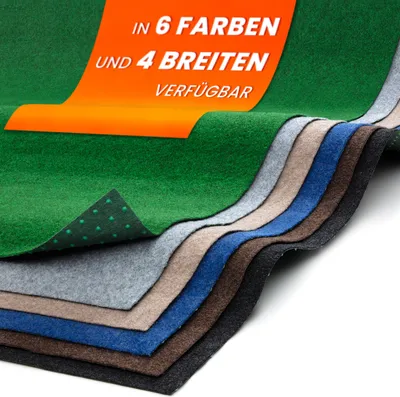 Produktbild von Rasenteppich 67 x 500 cm Grün mit Noppen Kunstrasen Teppich Balkon Terrasse Outdoor