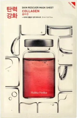 Produktbild von Holika Holika Skin Rescuer Mask Sheet Collagen Modellierendes Serum für Bauch, Oberschenkel und Gesäß