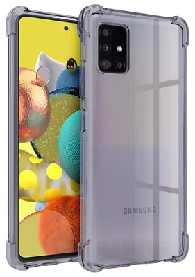 Zdjęcie produktu dla Techsuit etui antywstrząsowe do Samsung Galaxy A51 4G - przydymiona czerń